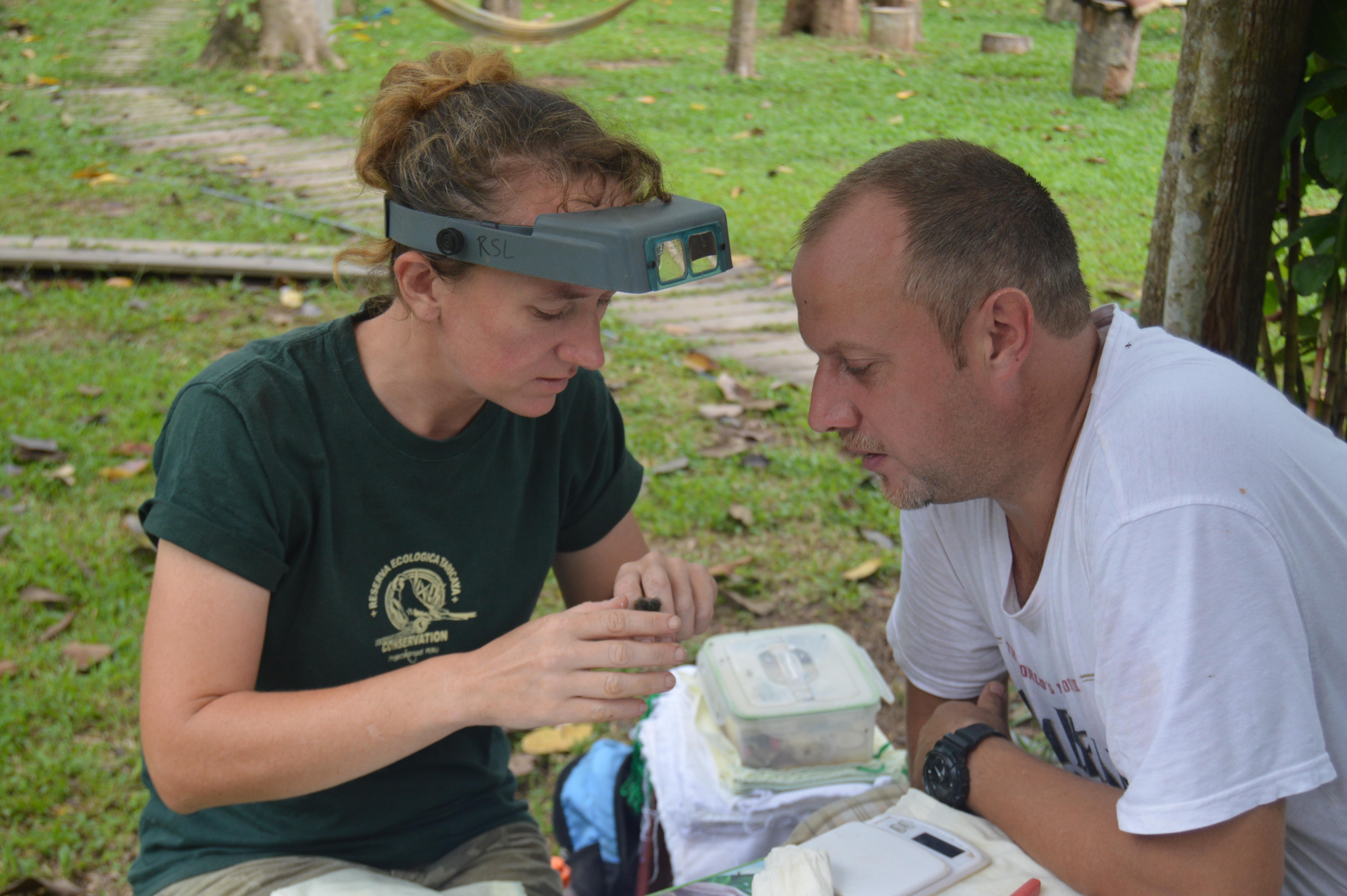 A volunteer gains new language skills during his volunteer program in Spanish. Alt Description: On a Spanish course abroad, our volunteer improves his skills while talking with his coordinator.