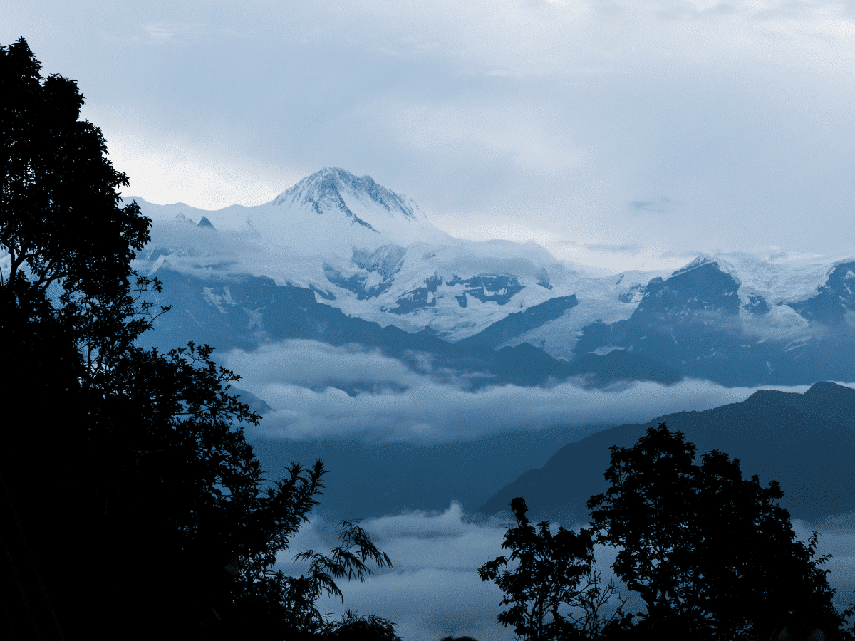 Nepal - Annapurna South - Sarangkot viewpoint - Pokhara
