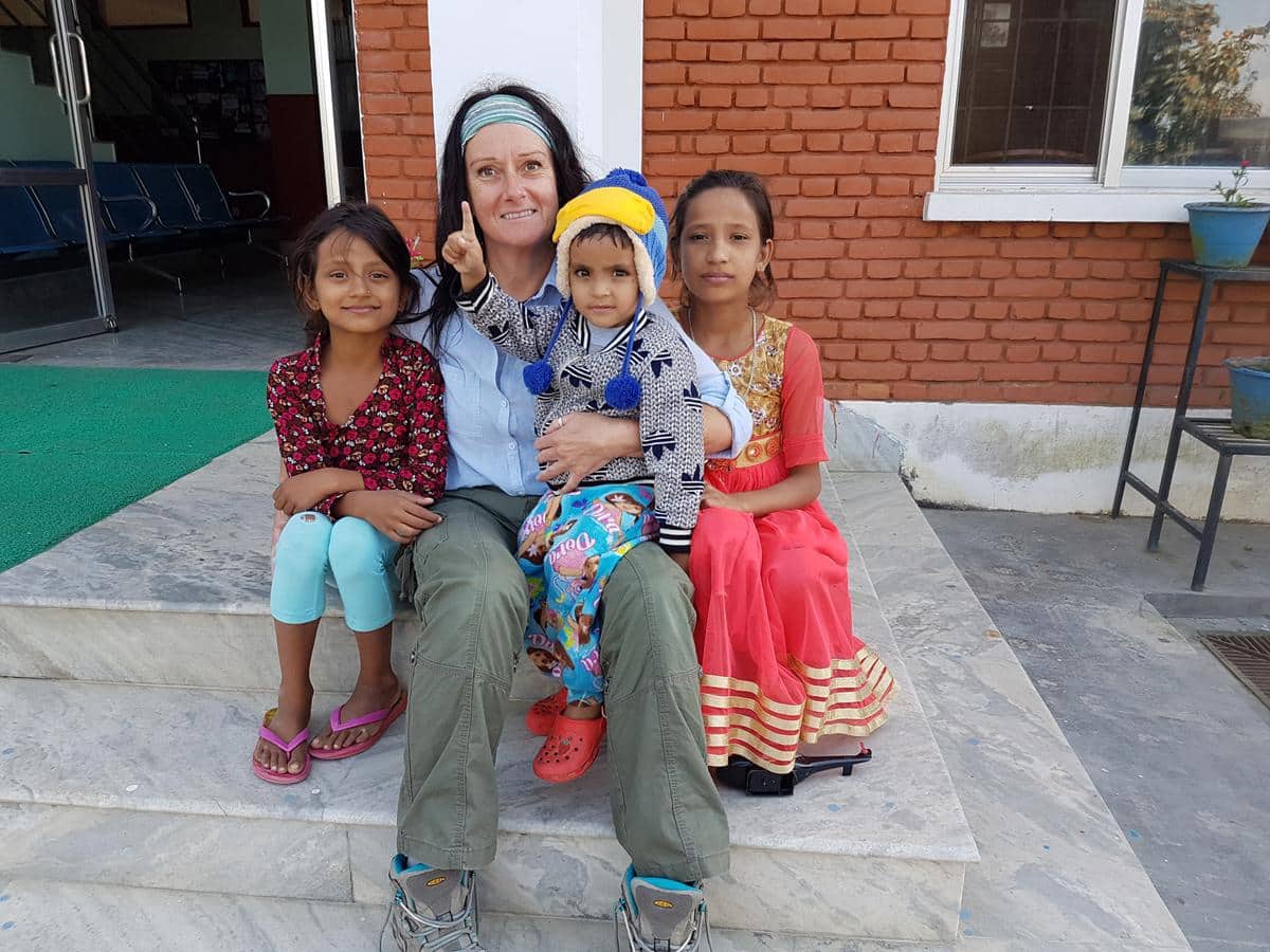 Sharon M in Nepal