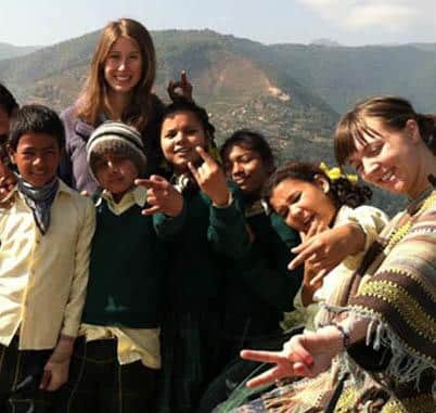 Emma A C in Nepal