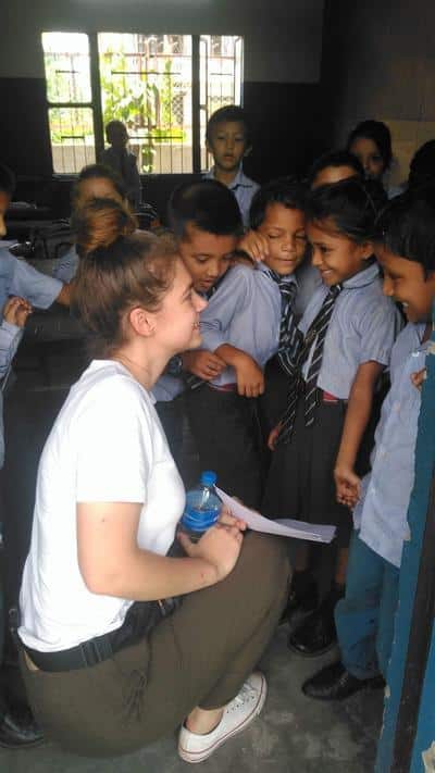 Jessica D in Nepal