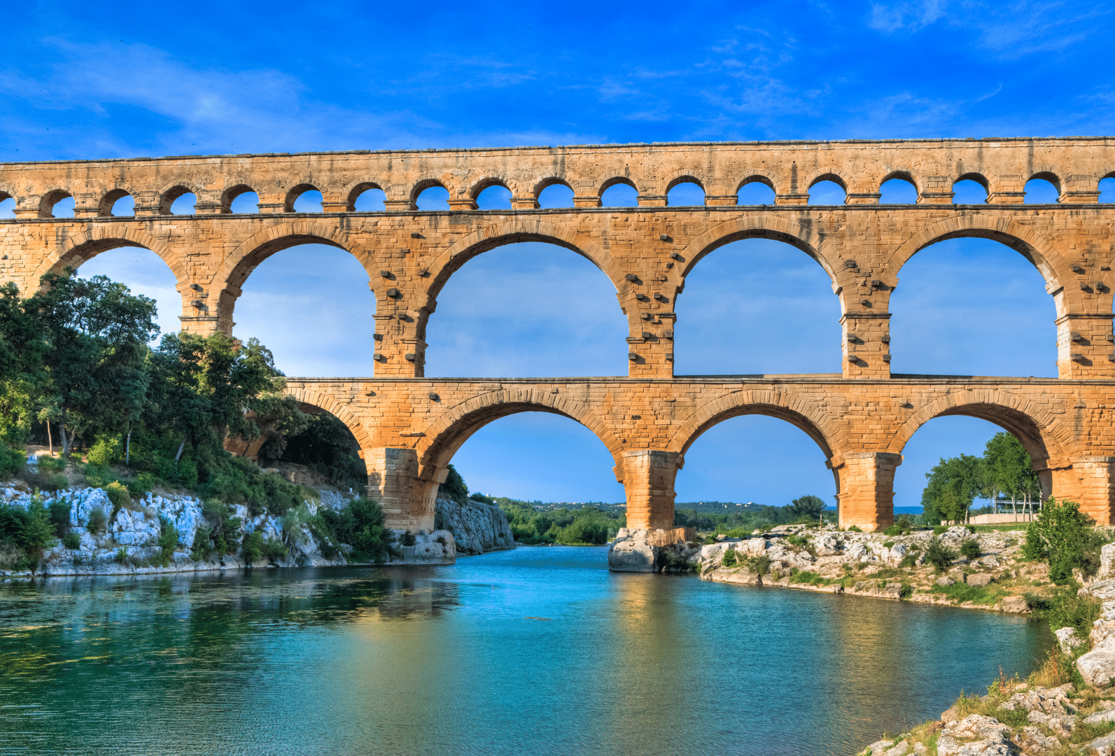 Visit the famous 'Pont du Gard'